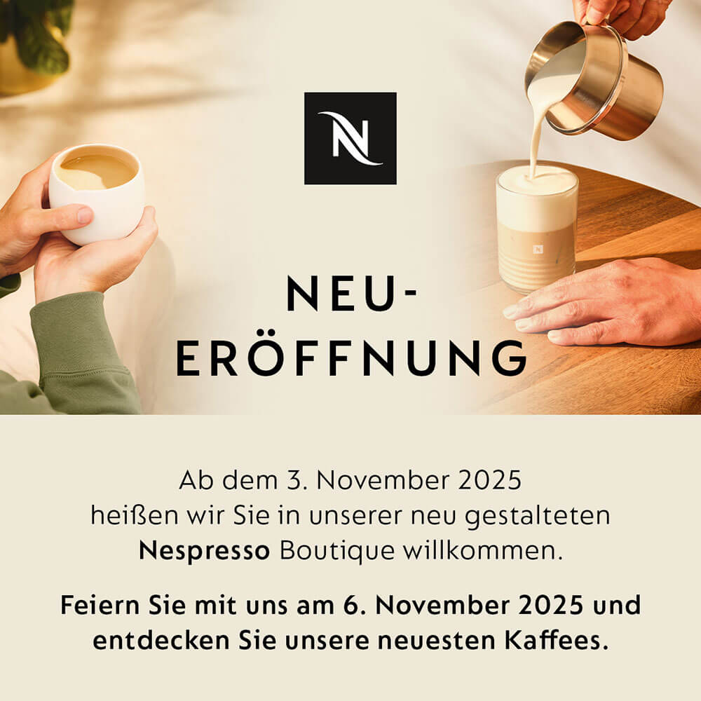 Nespresso: Neueröffnung der Boutique im Auhof Center!