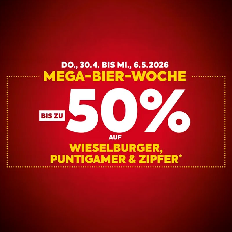 Billa & Billa Plus: Mega-Bier-Woche mit bis zu -50%