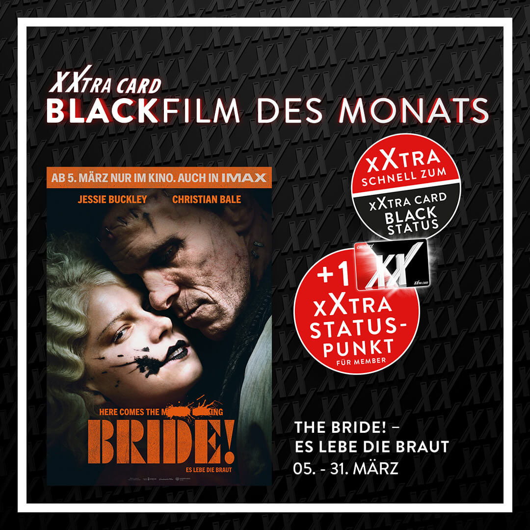 Cineplexx xXtra: Black Film des Monats – „The Bride! – Es lebe die Braut“