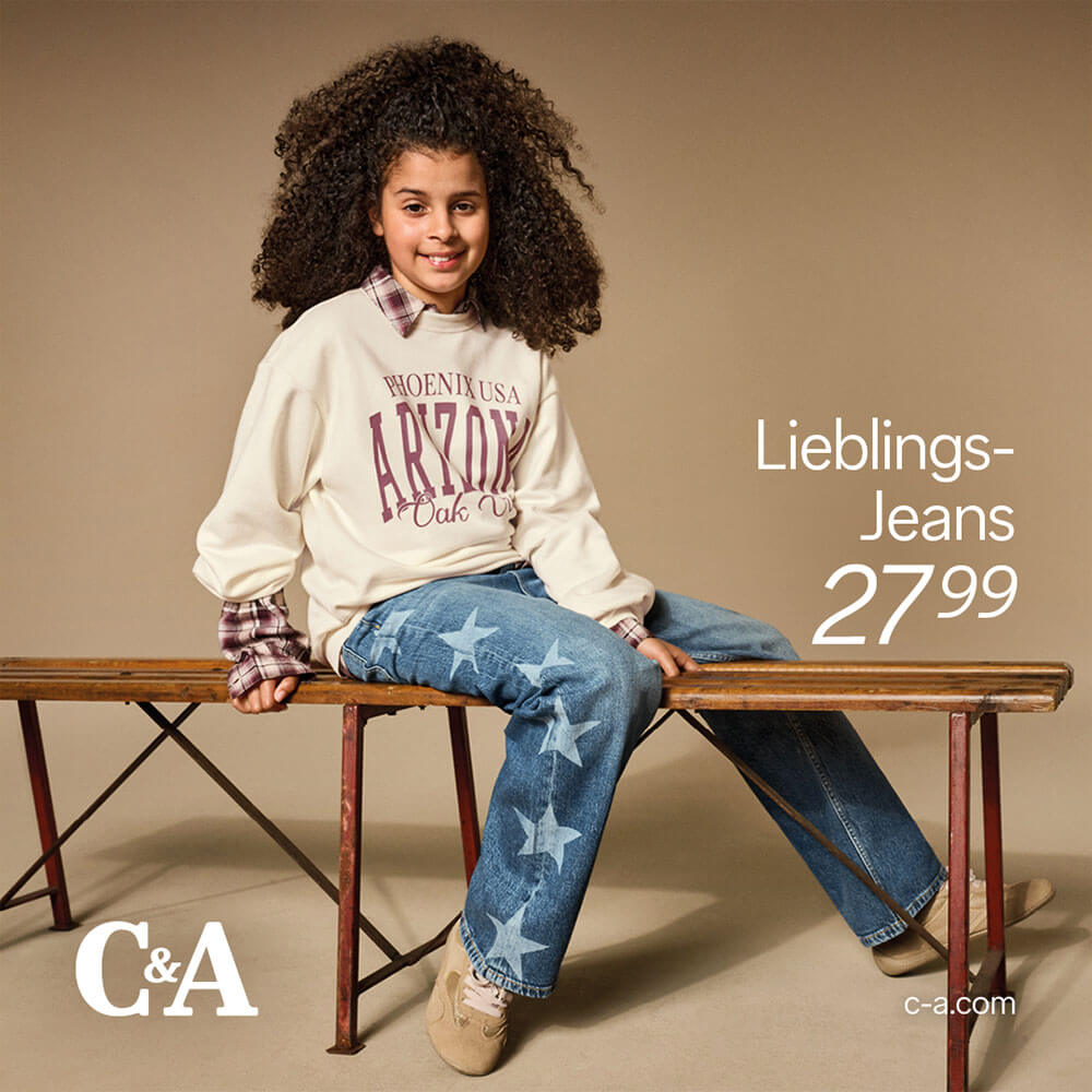 C&A: Back to School mit Lieblings-Jeans um nur 27,99€!