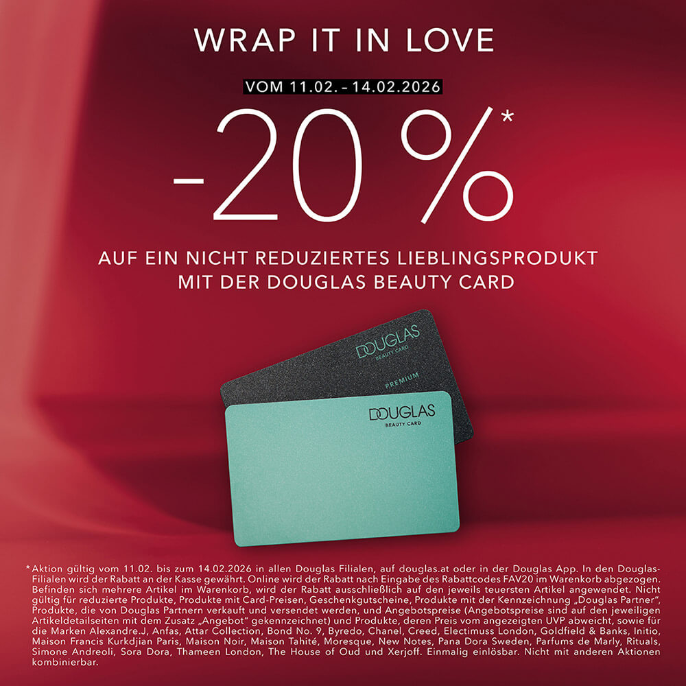 Douglas: -20% auf Ihr Lieblingsprodukt mit der Beauty Card im Auhof Center