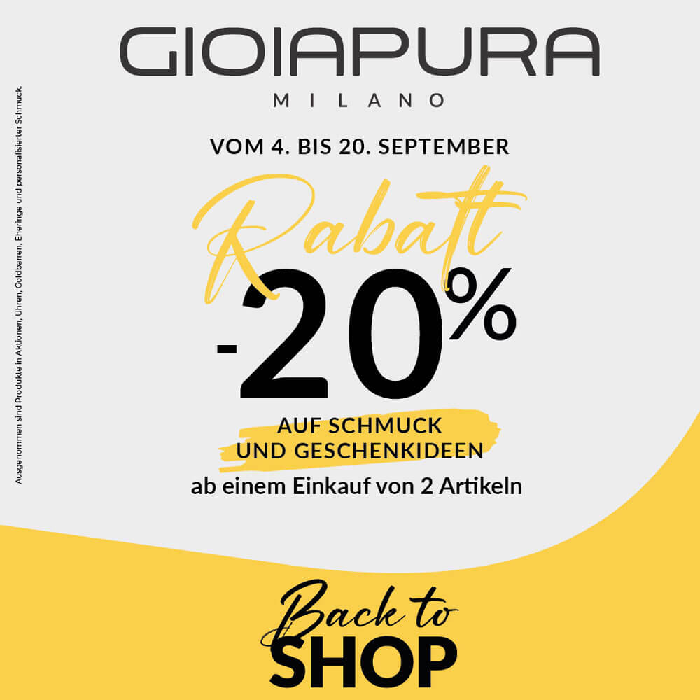 GioiaPura: -20% auf Schmuck & Geschenkideen im Auhof Center