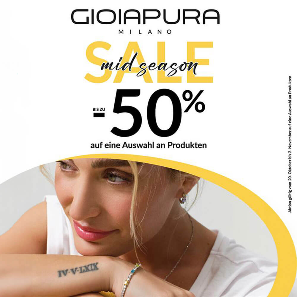 GioiaPura Milano: Mid Season Sale – bis zu 50%!