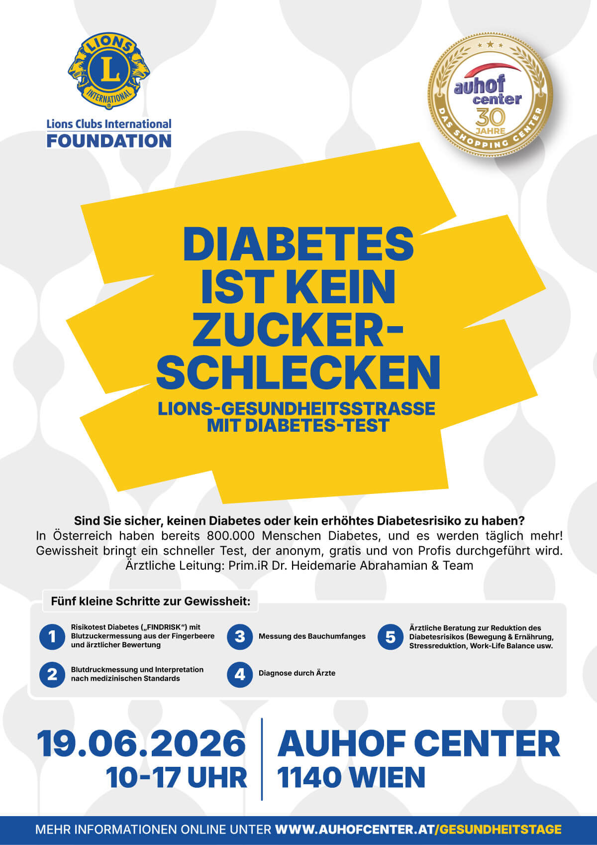 Sujet zur LIONS-Gesundheitsstraße