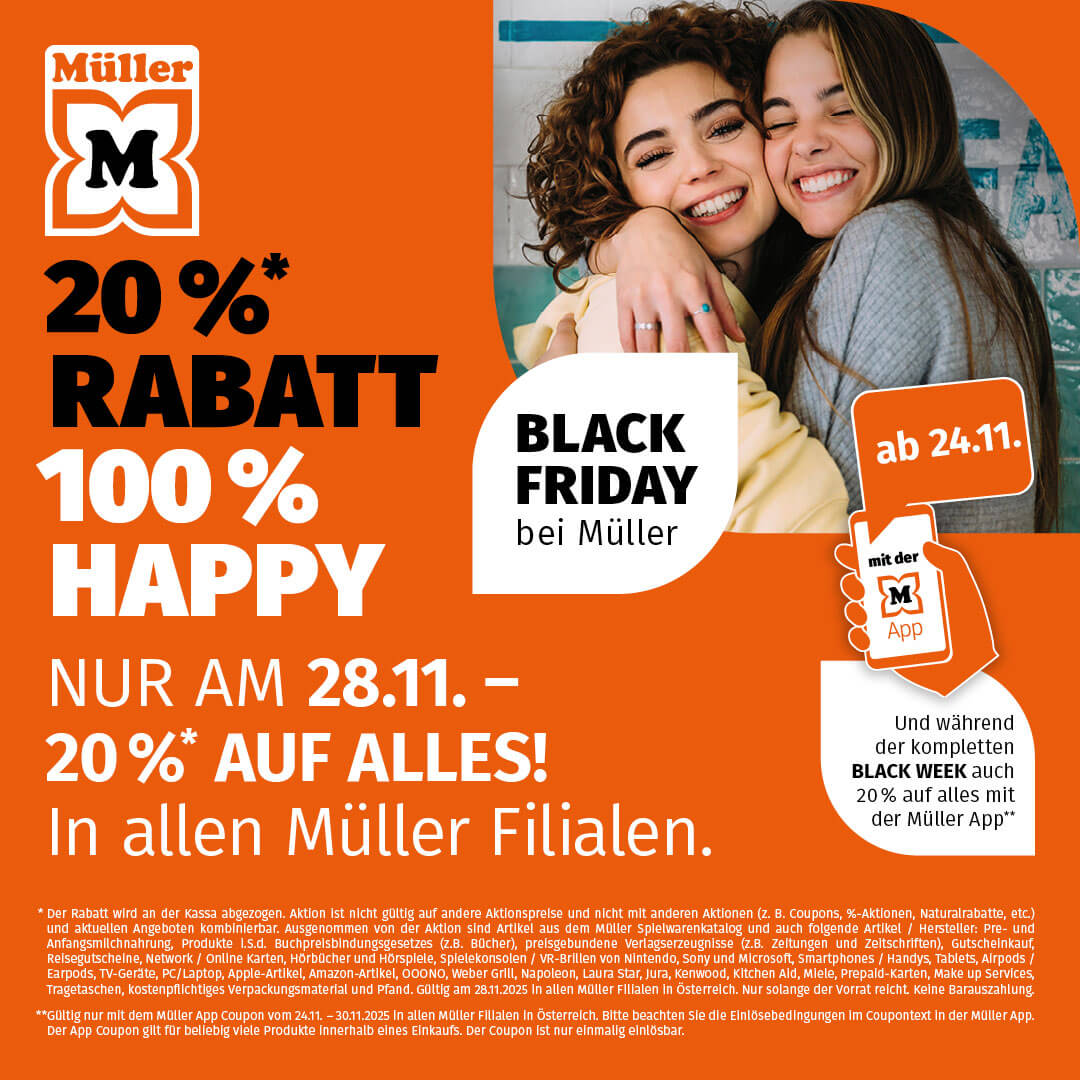 Müller – Black Week & Black Friday