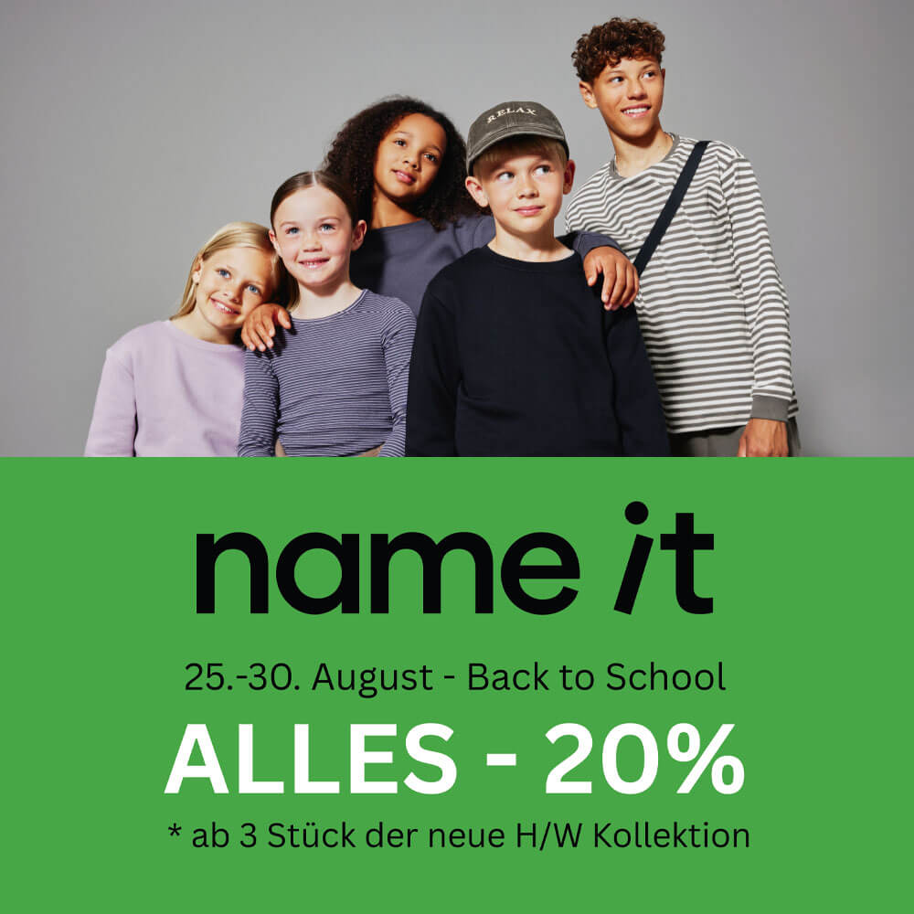 Name it: Back to School Aktion – jetzt -20% sichern!